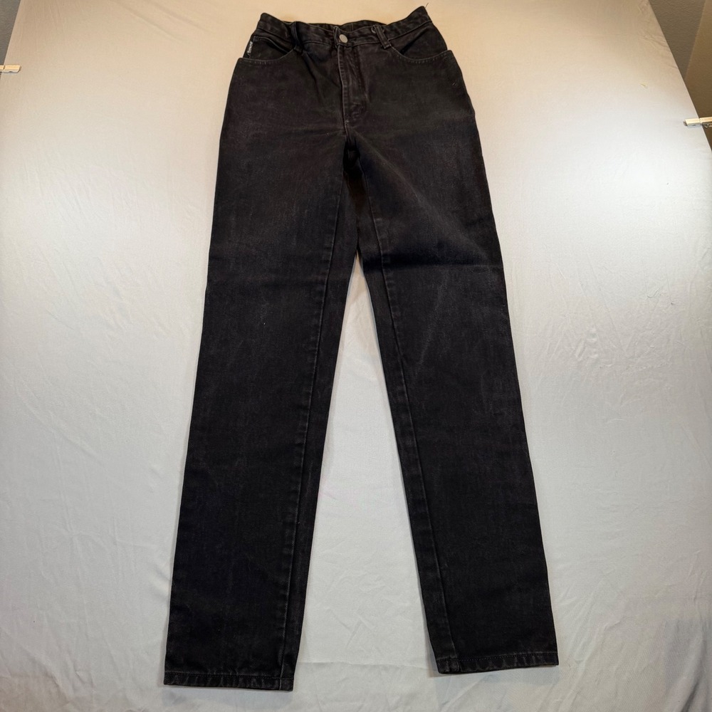 Vintage Bongo High Waisted Black Straight Jeans 5 90s Y2K Grunge Goth Skater